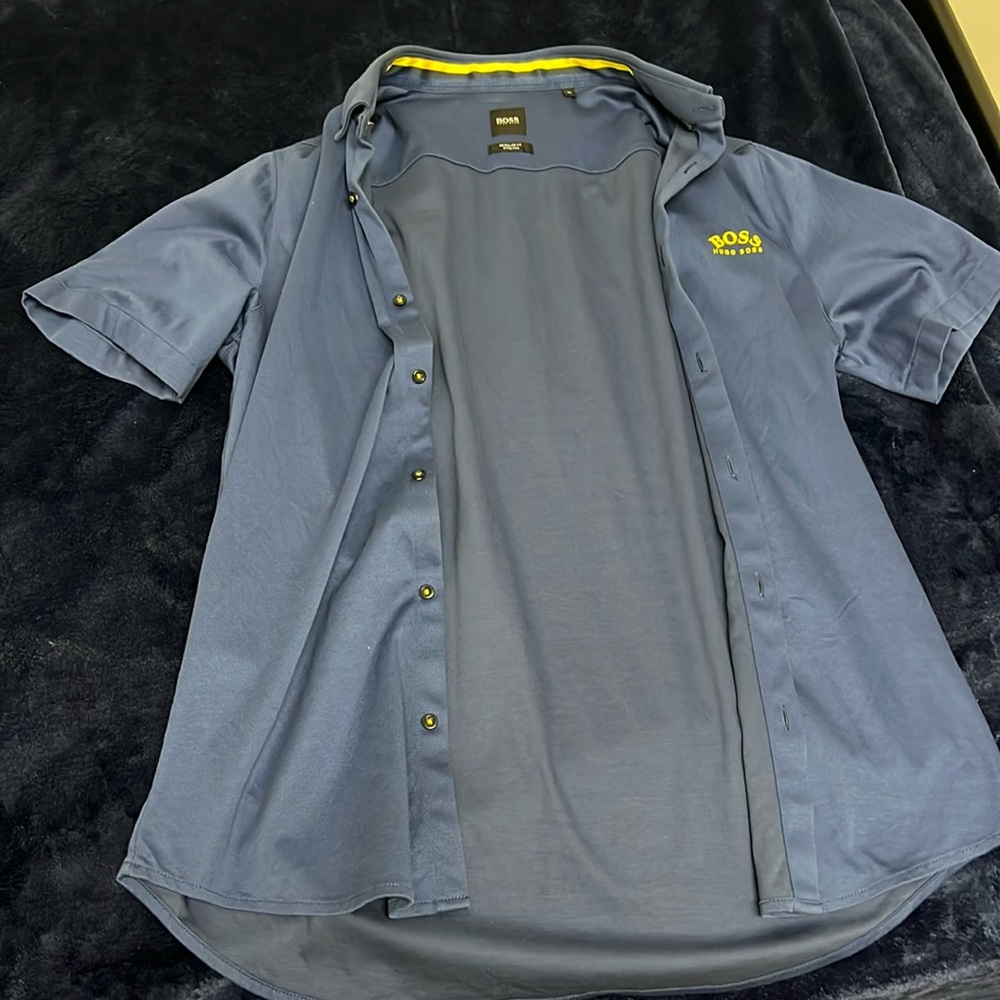 Hugo Boss Blue Casual Shirt